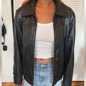 Wilson Vintage ( 90s) leather bomber - S
